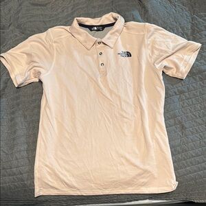 The North Face Pink Polo Shirt Classic Casual Style
